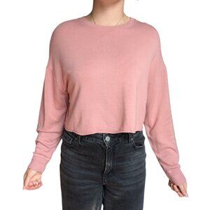 Garage Pink Soft Long Sleeve Top Women Size Medium